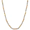 Fashion Bicolour gouden fantasie collier 14 krt Gouden Kettingen