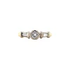 Clearance Bicolour gouden ring met diamant 18 krt Diamanten Ringen