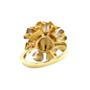 Sale Bicolour gouden ring met robijn 14 krt Ringen Met Edelsteen