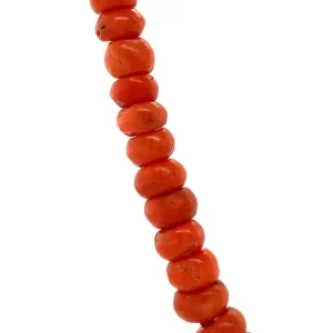 Best Bloedkoraal collier met gouden sluiting 14 krt Kettingen Met Edelsteen