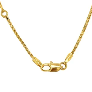 Hot Collier met diamant en amethist hanger 12 krt Kettingen Met Edelsteen