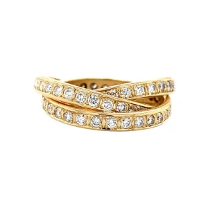 Fashion Gouden alliance ring met diamant 14 krt Diamanten Ringen