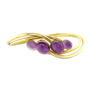 Online Gouden armband met amethist 14 krt Armbanden Met Edelsteen