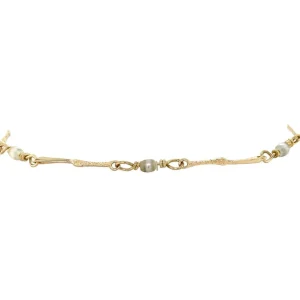 Discount Gouden armband met parel 14 krt Armbanden Met Edelsteen