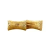 Hot Gouden bamboe oorstekers 18 krt Oorstekers