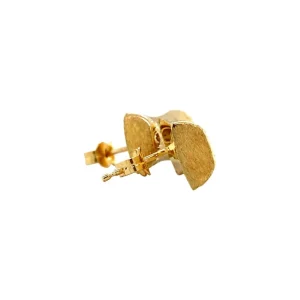Hot Gouden bamboe oorstekers 18 krt Oorstekers