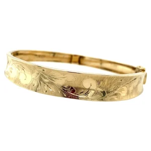 Best Gouden bangle met gravure 14 krt Bangles