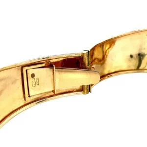 Fashion Gouden bangle met gravure 18 krt Bangles