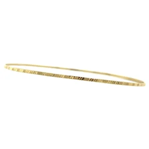 Clearance Gouden bewerkte rinkelarmband 14 krt Bangles