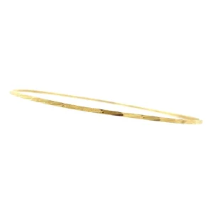 Hot Gouden bewerkte rinkelarmband 14 krt Bangles