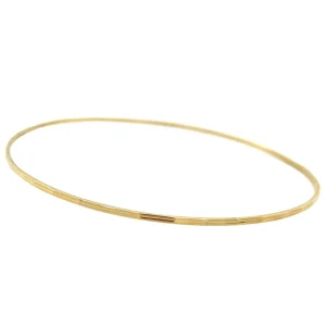 Fashion Gouden bewerkte rinkelarmband 14 krt Bangles