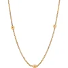 Best Gouden bolletjes venetiaan collier 18 krt Gouden Kettingen