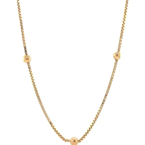 Best Gouden bolletjes venetiaan collier 18 krt Gouden Kettingen