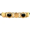 Sale Gouden bootjes armband met granaat 14 krt Armbanden Met Edelsteen
