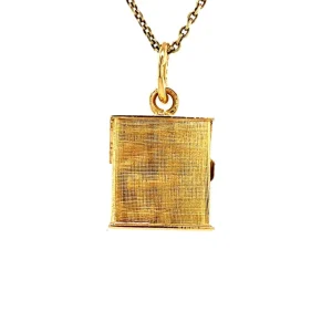 Outlet Gouden brievenbus hanger 18 krt Gouden Hangers