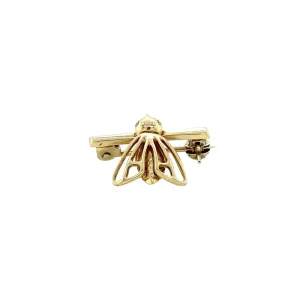 Best Gouden broche met diamant 14 krt Broches
