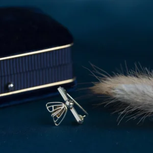 Best Gouden broche met diamant 14 krt Broches
