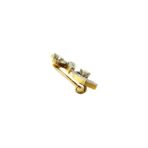 Best Gouden broche met diamant 14 krt Broches