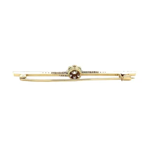 New Gouden broche met diamant 14 krt Broches