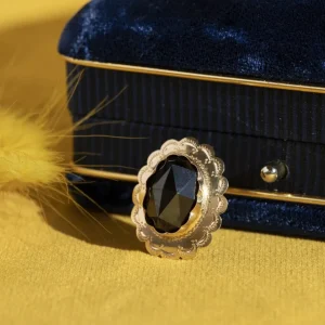 Fashion Gouden broche met granaat 14 krt Broches
