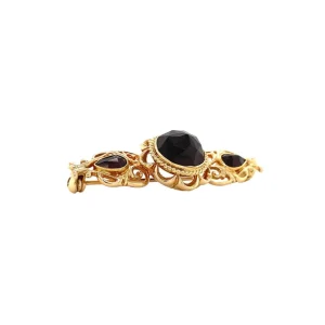Hot Gouden broche met granaat 14 krt Broches