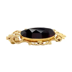 Hot Gouden broche met granaat 14 krt Broches