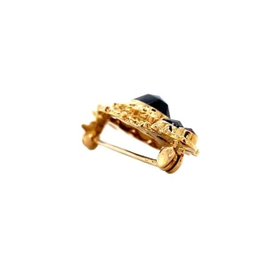 Outlet Gouden broche met granaat 14 krt Broches
