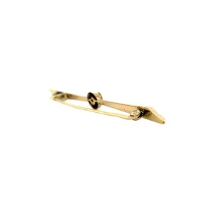 Outlet Gouden broche met roosdiamant 14 krt Broches