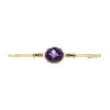 Outlet Gouden broche met saffier 14 krt Broches