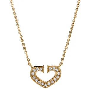 Discount Gouden collier met diamant hanger 14 krt Kettingen Met Edelsteen