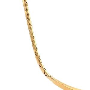 Discount Gouden collier met diamant en saffier hanger 14 krt Kettingen Met Edelsteen