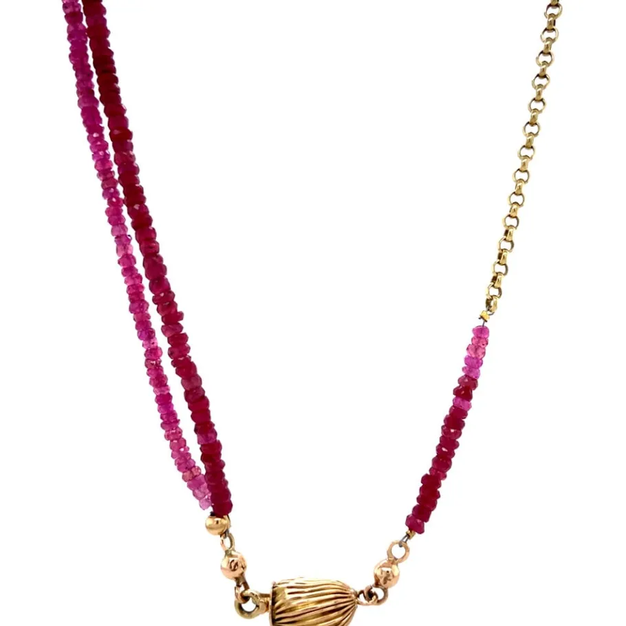 gouden_collier_met_robijn_0-1.webp New Gouden collier met robijn 14 krt Kettingen Met Edelsteen