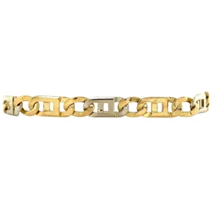 Outlet Gouden fantasie armband 14 krt Gouden Armbanden