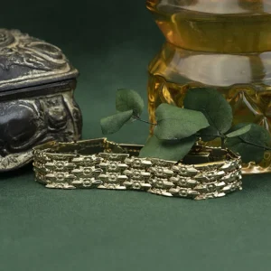 Discount Gouden fantasie armband 14 krt Gouden Armbanden