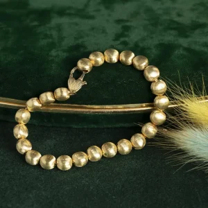 Clearance Gouden fantasie armband 18 krt Gouden Armbanden