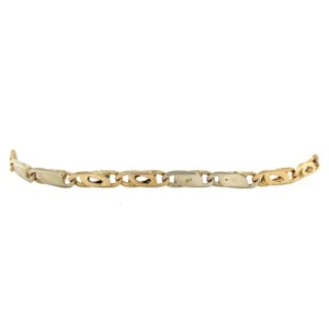 Clearance Gouden fantasie armband 14 krt Gouden Armbanden
