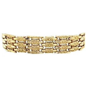 Discount Gouden fantasie armband 14 krt Gouden Armbanden