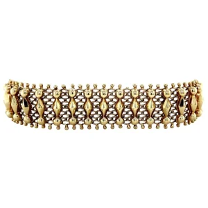 Discount Gouden fantasie armband 14 krt Gouden Armbanden