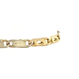 Clearance Gouden fantasie armband 14 krt Gouden Armbanden