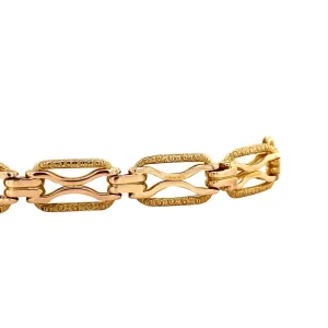 Sale Gouden fantasie armband 14 krt Gouden Armbanden