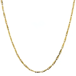 Outlet Gouden fantasie collier 14 krt Gouden Kettingen