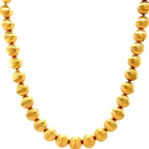 Outlet Gouden fantasie collier 18 krt Gouden Kettingen