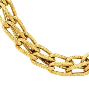 Fashion Gouden fantasie collier 14 krt Gouden Kettingen