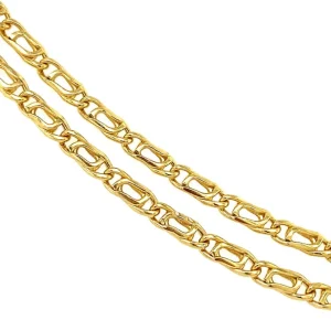 Discount Gouden fantasie collier 14 krt Gouden Kettingen