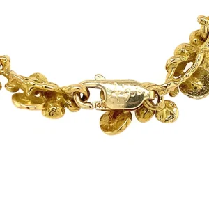 Hot Gouden fantasie collier 14 krt Gouden Kettingen
