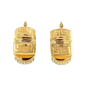 Discount Gouden fantasie oorringen 18 krt Oorringen