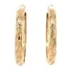 Clearance Gouden fantasie oorringen 18 krt Oorringen
