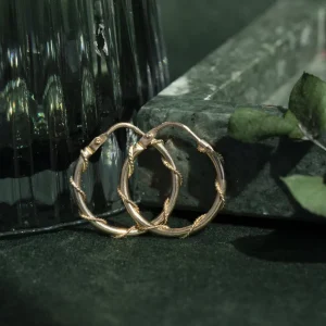 Sale Gouden fantasie oorringen 14 krt Oorringen
