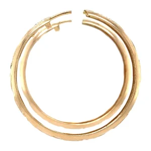 Clearance Gouden fantasie oorringen 18 krt Oorringen