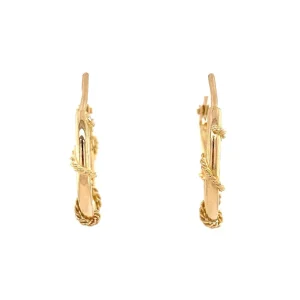 Discount Gouden fantasie oorringen 14 krt Oorringen